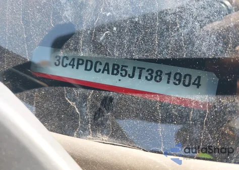 2018 Dodge Journey Se from USA, damaged, VIN 3C4PDCAB5JT381904